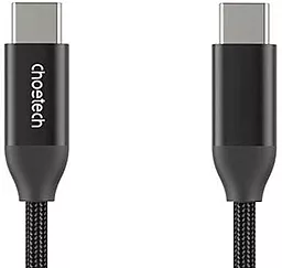 Кабель USB PD Choetech 240W 5A USB Type-C - Type-C Cable Black (XCC-1035)