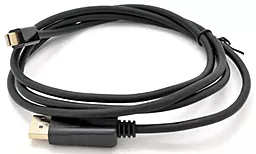 Відеокабель Mini DisplayPort - DisplayPort 1.1 1080p 60hz 1.5m black (YT-C-MD-1.5) Veggieg - фото Відеокабель Mini DisplayPort - DisplayPort 1.1 1080p 60hz 1.5m black (YT-C-MD-1.5) Veggieg