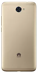 Задняя крышка корпуса Huawei Y7 2017 (TRT-L21) / Nova Lite Plus со стеклом камеры Original Gold