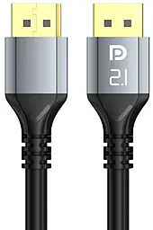 Видеокабель DisplayPort v2.1 16k 60hz 1m black EasyLife - фото Видеокабель DisplayPort v2.1 16k 60hz 1m black EasyLife