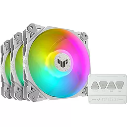 Система охолодження Asus TUF Gaming TF120 ARGB White - Triple Fan Kit with ARGB Controller (90DA0033-B09030)