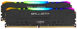 Оперативная память Crucial DDR4 32GB (2x16GB) 3600MHz Ballistix RGB (BL2K16G36C16U4BL) Black