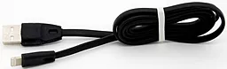 Кабель Walker C320 USB-A - micro USB 12w 2.4a 1м cable Black