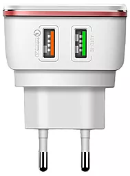 Сетевое зарядное устройство с быстрой зарядкой LDNio A2405Q Qualcomm Quick Charge QC 2.0 + Micro USB Cable - миниатюра 2