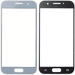 Корпусне скло дисплея Samsung Galaxy A3 A320F 2017, Galaxy A3 A320Y 2017 (з OCA плівкою), оригінал, Blue - фото Корпусне скло дисплея Samsung Galaxy A3 A320F 2017, Galaxy A3 A320Y 2017 (з OCA плівкою), оригінал, Blue