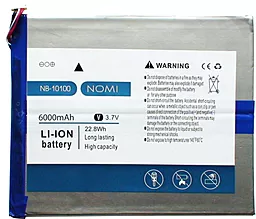 Аккумулятор для планшета Nomi W10100 Deka 10 / NB-10100 (6000 mAh) Original - фото Аккумулятор для планшета Nomi W10100 Deka 10 / NB-10100 (6000 mAh) Original