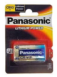 Батарейка Panasonic CR-V3L Lithium 1шт (CR-V3L/1BP)