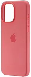 Чохол Apple Silicone Case Full with MagSafe and SplashScreen для Apple iPhone 15 Pro Guava