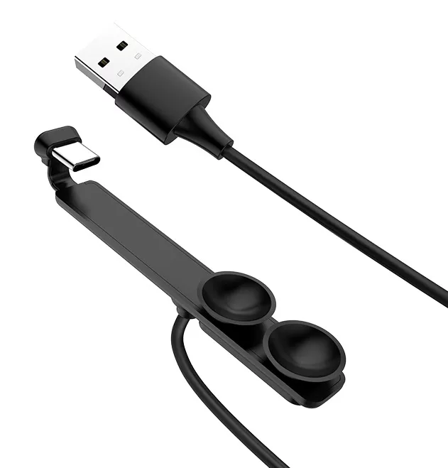 Кабель Hoco U51 Fun Tour Game Charging USB-A - Type-C 12w 2.4a 1.2м cable Black - фото 2