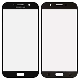 Корпусне скло дисплея Samsung Galaxy A7 A720F 2017 (з OCA плівкою) Black - фото Корпусне скло дисплея Samsung Galaxy A7 A720F 2017 (з OCA плівкою) Black