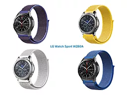 Набор ремешков 4 цвета Nylon Style Becover для LG Watch Sport W280A Girl Multicolor (706550)