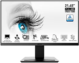 Монітор MSI PRO MP223 (9S6-3PB9CH-001) - фото Монітор MSI PRO MP223 (9S6-3PB9CH-001)