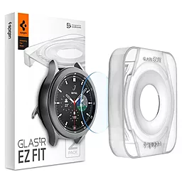 Защитное стекло Spigen для Galaxy Watch 4 Classic (42mm) EZ FiT GLAS.tR (2шт), (AGL03747)