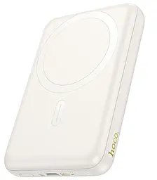 Повербанк Hoco J141 Grace magnetic 10000mAh 20W Milky White - фото Повербанк Hoco J141 Grace magnetic 10000mAh 20W Milky White