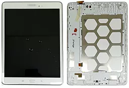 Дисплей для планшету Samsung Galaxy Tab A 9.7 T550, T555 з тачскріном і рамкою, White