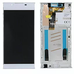 Дисплей Sony Xperia L1 (G3311, G3312, G3313) з тачскріном і рамкою, White