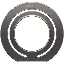 Магнитный кольцо-держатель Baseus Halo Series Foldable Metal Ring (Single ring) Grey (SUCH00001) - фото Магнитный кольцо-держатель Baseus Halo Series Foldable Metal Ring (Single ring) Grey (SUCH00001)
