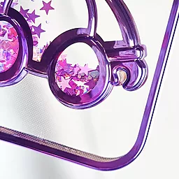Чехол Shining Bear Case для Apple iPhone 15 Purple - миниатюра 3