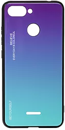 Чохол BeCover Gradient Glass Xiaomi Redmi 6 Purple-Blue (703581)