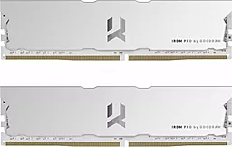 Оперативна пам'ять GooDRam DDR4 16GB (2x8GB) 4000MHz IRDM PRO (IRP-W4000D4V64L18S/16GDC) White