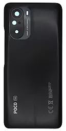 Задня кришка корпусу Xiaomi Poco F3 зі склом камери з логотипом "Poco" Original Night Black - фото Задня кришка корпусу Xiaomi Poco F3 зі склом камери з логотипом "Poco" Original Night Black