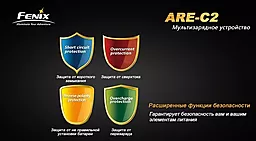 Зарядное устройство Fenix ARE-C2 (18650, 16340, 14500, 26650, AA, ААА, С) - миниатюра 13 Зарядное устройство Fenix ARE-C2 (18650, 16340, 14500, 26650, AA, ААА, С) - миниатюра 13