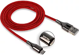 Кабель Walker C930 Intelligent USB-A - micro USB 15w 3.1a 1м cable Red - фото Кабель Walker C930 Intelligent USB-A - micro USB 15w 3.1a 1м cable Red