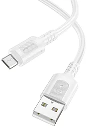 Кабель Borofone BX111 USB-A - micro USB 12w 2.4a 1м cable White - миниатюра 2 Кабель Borofone BX111 USB-A - micro USB 12w 2.4a 1м cable White - миниатюра 2