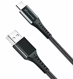 Кабель USB Grand-X 18w 3a 1.2m Type-C cable black - миниатюра 2