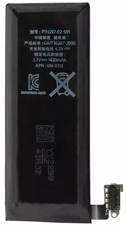 Аккумулятор для Apple iPhone 4 (1420 mAh) - фото 4