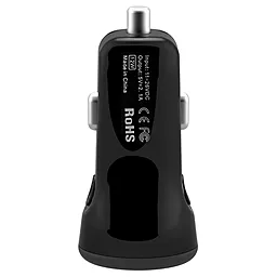 Автомобільний зарядний пристрій Baseus Tiny 2USB Car charger 2.1A Black (CCALL-CR01) - мініатюра 4