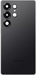 Задняя крышка корпуса Samsung Galaxy S25 Ultra S938 со стеклом камеры Original Titanium Black - фото Задняя крышка корпуса Samsung Galaxy S25 Ultra S938 со стеклом камеры Original Titanium Black