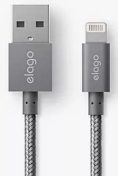 USB Кабель Elago Aluminum Lightning  Dark Grey (ECA-ALDGY-IPL)