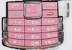 Клавиатура Nokia N72 Rose