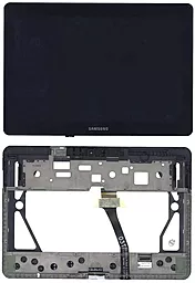 Дисплей для планшету Samsung Galaxy Tab 10.1 P5100 з тачскріном і рамкою, Black