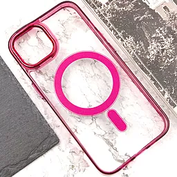 Чехол Epik Iris with MagSafe для Apple iPhone 12, iPhone 12 Pro Dark Pink - миниатюра 5