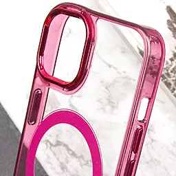 Чехол Epik Iris with MagSafe для Apple iPhone 12, iPhone 12 Pro Dark Pink - миниатюра 7