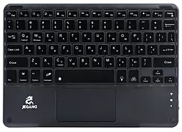 Клавиатура Jeqang JB-380 bluetooth charging and lighting touch keyboard Black - фото Клавиатура Jeqang JB-380 bluetooth charging and lighting touch keyboard Black