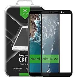 Защитное стекло Vinga Full Glue Xiaomi Mi A2 Black (VTPGSMI6X)