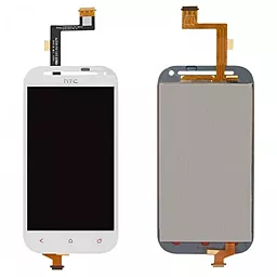 Дисплей HTC One SV (C520e, T528t) с тачскрином, White - фото Дисплей HTC One SV (C520e, T528t) с тачскрином, White