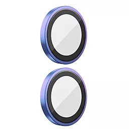 Защитное стекло Blueo Metal на камеру для Apple iPhone 16, 16 Plus Colorful - фото Защитное стекло Blueo Metal на камеру для Apple iPhone 16, 16 Plus Colorful