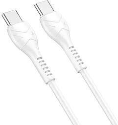 Кабель Hoco X37 Cool power USB Type-C - Type-C 60w 3a 1м PD cable White - миниатюра 2 Кабель Hoco X37 Cool power USB Type-C - Type-C 60w 3a 1м PD cable White - миниатюра 2