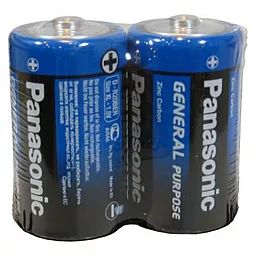 Батарейка Panasonic C (R14) General Purpose 2шт (R14BER/2P) - фото Батарейка Panasonic C (R14) General Purpose 2шт (R14BER/2P)