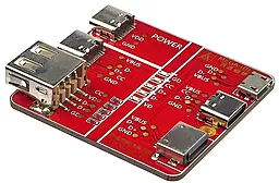 Тестер для проверки кабелей синхронизации и зарядки MEGA-IDEA для Lightning / Type-C / Micro