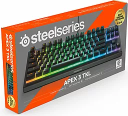 Клавиатура Steelseries Apex 3 TKL UA (SS64831) Black - миниатюра 6