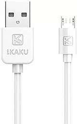 Кабель iKaku KSC-332 YOUCHUANG USB-A - micro USB 12w 2.4a 2м cable White - фото Кабель iKaku KSC-332 YOUCHUANG USB-A - micro USB 12w 2.4a 2м cable White