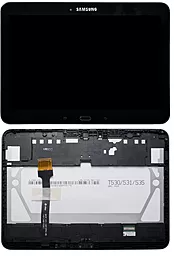 Дисплей для планшету Samsung Galaxy Tab 4 10.1 T530, T531, T535 + Touchscreen with frame Black