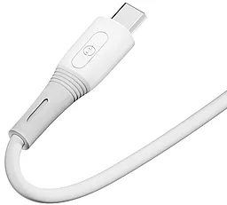Кабель Ridea RC-SI35 SiliconePro USB-A - Type-C 60w 3a 1м cable White - миниатюра 4 Кабель Ridea RC-SI35 SiliconePro USB-A - Type-C 60w 3a 1м cable White - миниатюра 4