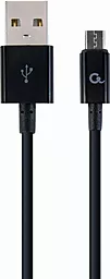 Кабель USB Cablexpert 2M micro USB Cable Black (CC-USB2P-AMmBM-2M)