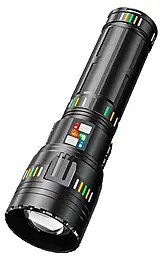 Фонарик аккумуляторный Yemao YM-G600 TG fluorescence с функцией powerbank (4x18650)
